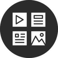 Online Content Vector Icon