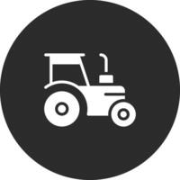 icono de vector de tractor