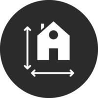 House Measurement Vector Icon