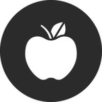 icono de vector de manzana