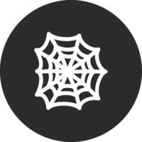 icono de vector de tela de araña