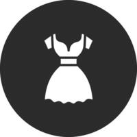 icono de vector de vestido de fiesta