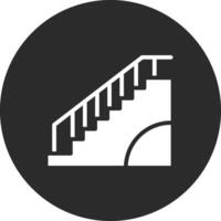 icono de vector de escaleras