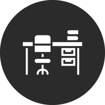 Study Table Vector Icon