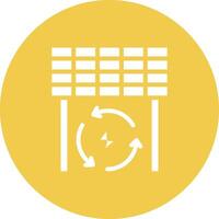 icono de vector de energía renovable