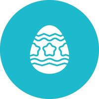 Chocolate Egg Vector Icon