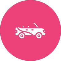 Convertible Car Vector Icon