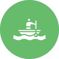 Rowing Vector Icon