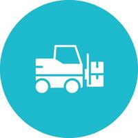 Forklift Vector Icon