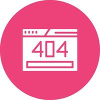 404 Error Vector Icon