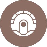 Robot Vaccum Vector Icon