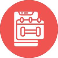 Workout Schedule Vector Icon