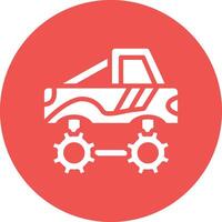 Race Truck Vector Icon