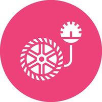 Tire Pressure Vector Icon