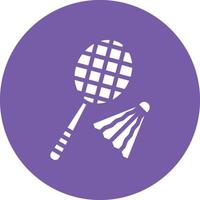 icono de vector de bádminton