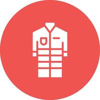 Firefighter Jacket Vector Icon