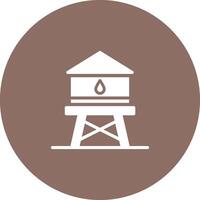 Water Tower Vector Icon