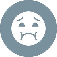 Nauseated Face Vector Icon