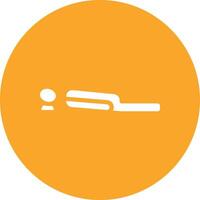 Lying Down Vector Icon