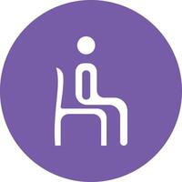 Sitting Vector Icon