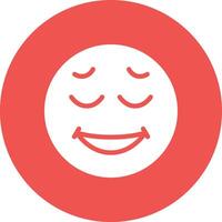 Relieved Face Vector Icon