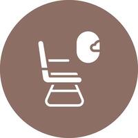 Airplane Seat Vector Icon