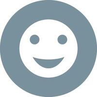 Smiling Face Vector Icon