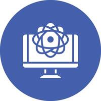 Quantum Computing Vector Icon