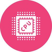 Microprocessor Vector Icon