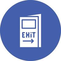 Emergency Exit Vector Icon