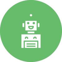 icono de vector de robot