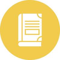 Closed Book Vector Icon