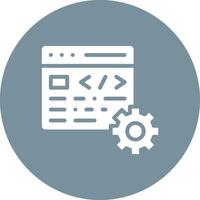 Code Settings Vector Icon