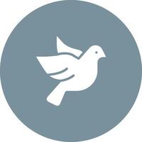 Dove with Heart Vector Icon