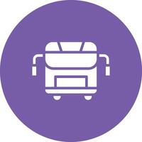 icono de vector de autobús escolar