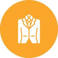 Wedding Men Suit Vector Icon