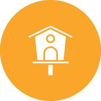 Bird House Vector Icon