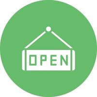 Open Tag Vector Icon