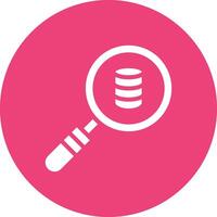 Search Database Vector Icon
