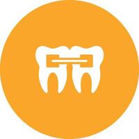 Tooth Braces Vector Icon