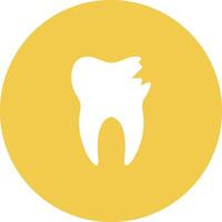 Broken Tooth Vector Icon
