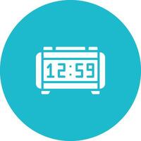 Digital Clock Vector Icon