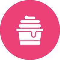 Ice Cream Cup Vector Icon