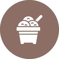 icono de vector de helado