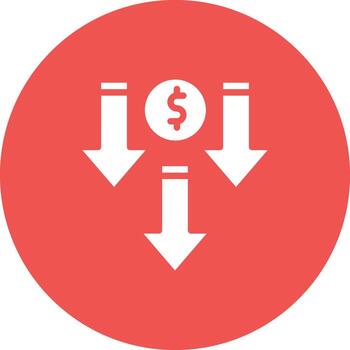 Price Decrease Vector Icon