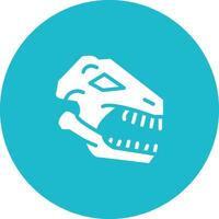 Dinosaur Fossil Vector Icon