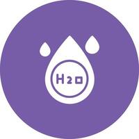 H2O Vector Icon