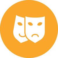 Theatre Mask Vector Icon