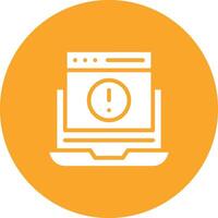 Website Error Vector Icon