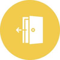 Exit Door Vector Icon